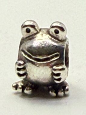 Pandora Frog Charm 925 ALE Sterling Silver Bead